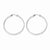 Stainle Steel 40.50mm Diameter Hoop Earrings