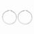 Stainle Steel 43mm Diameter Hoop Earrings