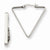 Stainle Steel 30mm Triangle Shaped Hoop Earrings