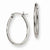 Stainle Steel 18mm Diameter Oval Hoop Earrings
