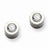 Stainle Steel CZ Polished Post Earrings