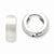 Stainle Steel Polished Hinged Hoop Earrings