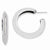 Stainle Steel Polished J Hoop Earrings