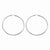 Stainle Steel Polished 60mm Hoop Earrings