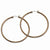 Stainle Steel Chocolate IP plated 48mm Hoop Earrings
