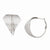 Stainle Steel Fancy Cut Out Hoop Earrings