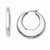 Stainle Steel 35mm Hollow Hoop Earrings
