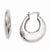 Stainle Steel Hollow Teardrop Hoop Earrings