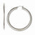 Stainle Steel Textured Hollow Hoop Earrings