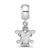 William And Mary Small Charm Dangle Bead in Sterling Silver