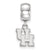 University of Houston Xs Charm Dangle Bead Charm in Sterling Silver