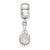 The Citadel Small Charm Dangle Bead in Sterling Silver