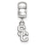 University of Southern California Charm Bead Xs Dangle in Sterling Silver
