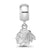 NHL Chicago Blackhawks Xs Charm Dangle Bead Charm in Sterling Silver