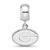 University of Georgia Xs Charm Dangle Bead Charm in Sterling Silver