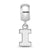 University of Illinois Xs Charm Dangle Bead Charm in Sterling Silver