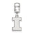 University of Illinois Small Charm Dangle Bead in Sterling Silver