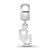 The University of Oklahoma Xs Charm Dangle Bead Charm Charm Bead in Sterling Silver