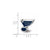 NHL St. Louis Blues Enameled Logo Charm Bead in Sterling Silver