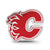 NHL Calgary Flames Flaming C Enameled Logo Charm Bead in Sterling Silver