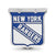 NHL New York Rangers Enameled Logo Charm Bead in Sterling Silver
