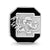 University of South Carolina Enameled Logo Charm Bead in Sterling Silver