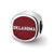 University of Oklahoma Ou Enameled Charm Bead in Sterling Silver