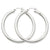 14k Yellow Gold Polished 4mm Lightweight Round Hoop Earrings