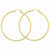 14k Yellow Gold Polished 2mm Round Hoop Earrings