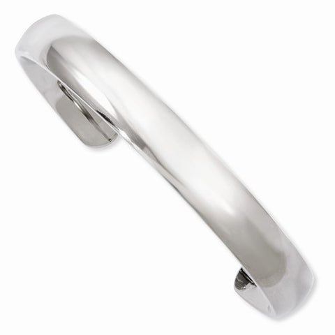 Titanium Polished Cuff Bangle Bracelet