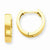 14k Yellow Gold Hinged Hoop Earrings