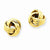 14k Yellow Gold Love Knot Earrings