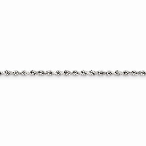 14K White Gold Hand Made Regular Bracelet