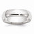 14k White Gold 6mm Lightweight Comfort Fit Wedding Band