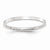 14k White Gold 2mm Standard Flat Comfort Fit Wedding Band
