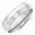 14k White Gold 6mm Knife Edge Comfort Fit Wedding Band