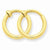 14k Yellow Gold Non-pierced Hoop Earrings