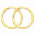 14k Yellow Gold Non-pierced Hoop Earrings