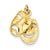 14k Gold Comedy Tragedy Charm hide-image