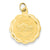 14k Gold Swimming Disc Charm hide-image