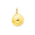 Globe Charm in 14k Gold