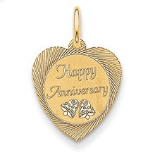 14k Gold Happy Anniversary Charm hide-image