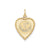 Happy 10th Anniversary Charm in 14k Gold