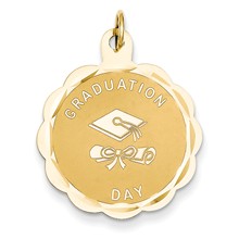 14k Gold Graduation Day with Diploma Charm hide-image