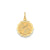 Sweet Sixteen Disc Charm in 14k Gold