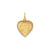 Sweet Sixteen Heart Charm in 14k Gold
