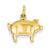 14k Gold Pig Charm hide-image