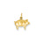 Pig Charm in 14k Gold