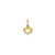 Puffed Heart Charm in 14k Gold