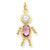 14k Gold June Boy Birthstone Charm hide-image